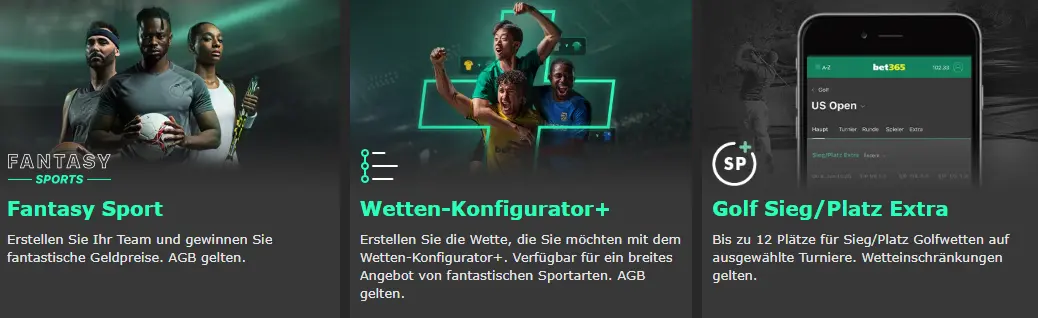 Bonusangebot verfügbar bei BET365 DEUTSCH