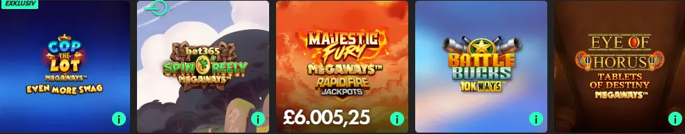 Exklusive Spiele BET365 DEUTSCH